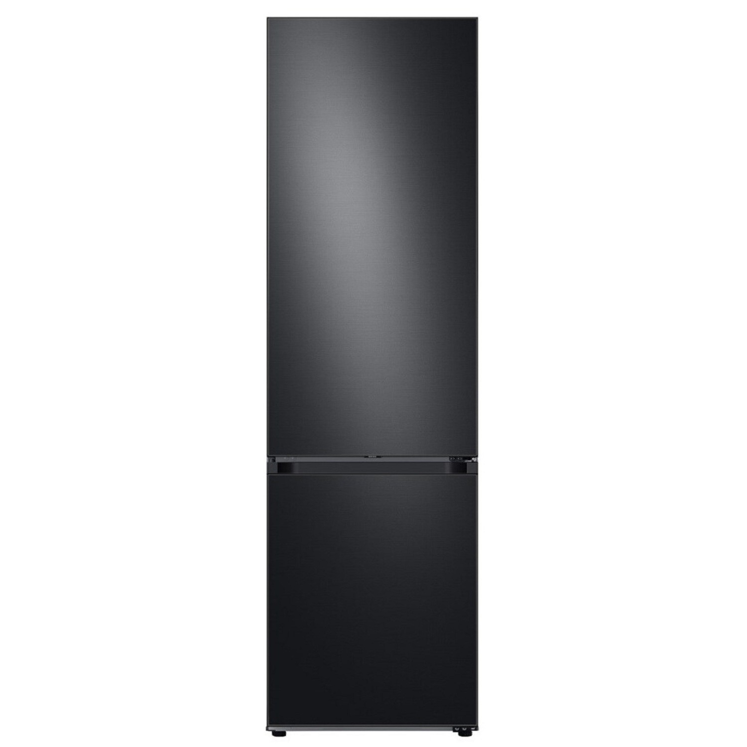 Photos - Fridge Samsung Bespoke 387 Litre 70/30 Freestanding  Freezer - Black RB38C7 