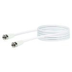 Schwaiger KVC215 052 coaxial cable 1.5 m F White