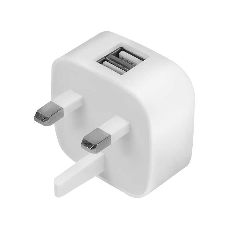 Image of LogiLink 2 PORT USB A MAINS CHARGER 10.5W / 5V - WHITE