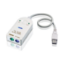 ATEN UC100KMA PS/2 cable 0.3 m 2x 6-p Mini-DIN USB A White