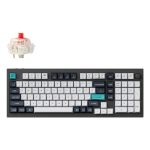 Keychron Q5 Max keyboard Universal USB + RF Wireless + Bluetooth QWERTY UK English Black, White