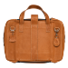 R-Go Tools Laptop bag R-Go Viva, full-grain leather, with integrated laptop stand, shoulder strap, 15.6-inch, brown