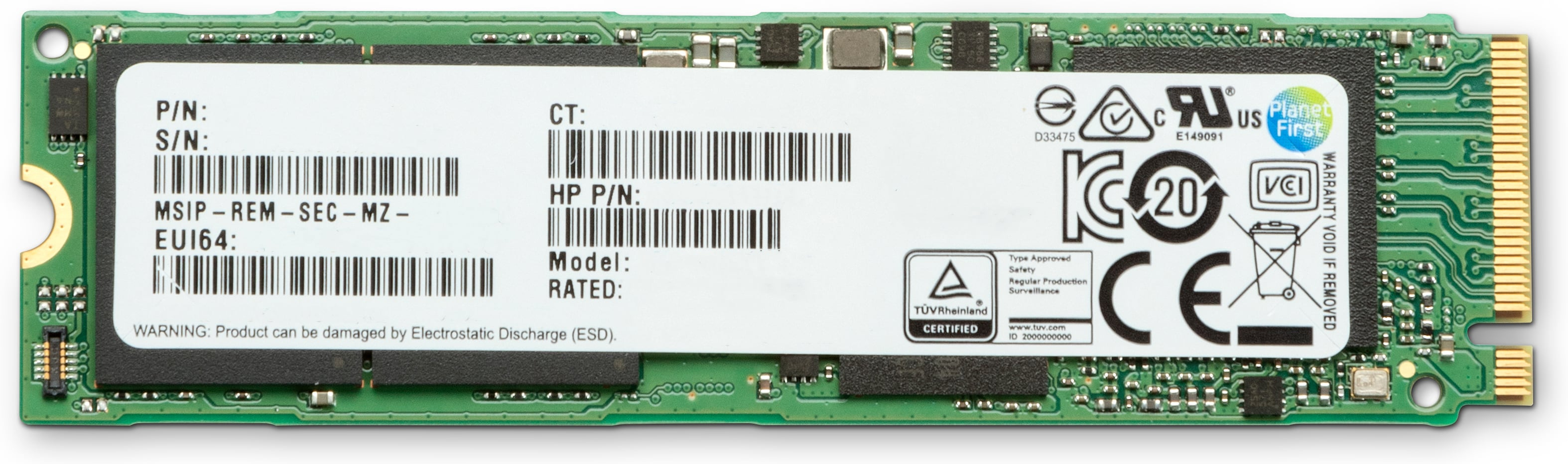 Image of HP 1TB M.2 2280 PCIe TLC SSD Module PCI Express
