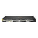 HPE Aruba Networking CX 6000 48p 10M/100M/1G Class4 PoE 4p SFP 1G 740W TAA Switch