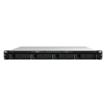 Synology RackStation RS826RP+ NAS/storage server Rack (1U) AMD Ryzen V1500B 4 GB DDR4 0 TB DiskStation Manager Black, Grey