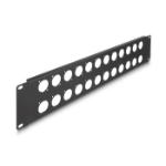 DeLOCK 19″ D-Type Patch Panel 24 port 2U black