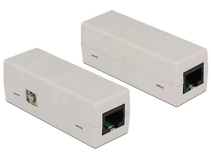 Image of DeLOCK 62619 cable gender changer RJ-45 Grey