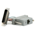 Monoprice 1158 cable gender changer DB25 RJ-45 Gray