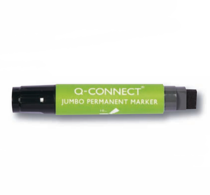 Q-CONNECT+KF00270+permanent+marker+Block+Black+1+pc%28s%29