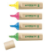 Edding EcoLine 24 marker 4 pc(s) Chisel/Fine tip Blue, Green, Pink, Yellow