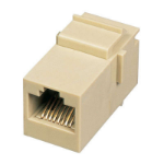 C2G RJ45 8p8c Keystone Modular Insert Coupler - Ivory