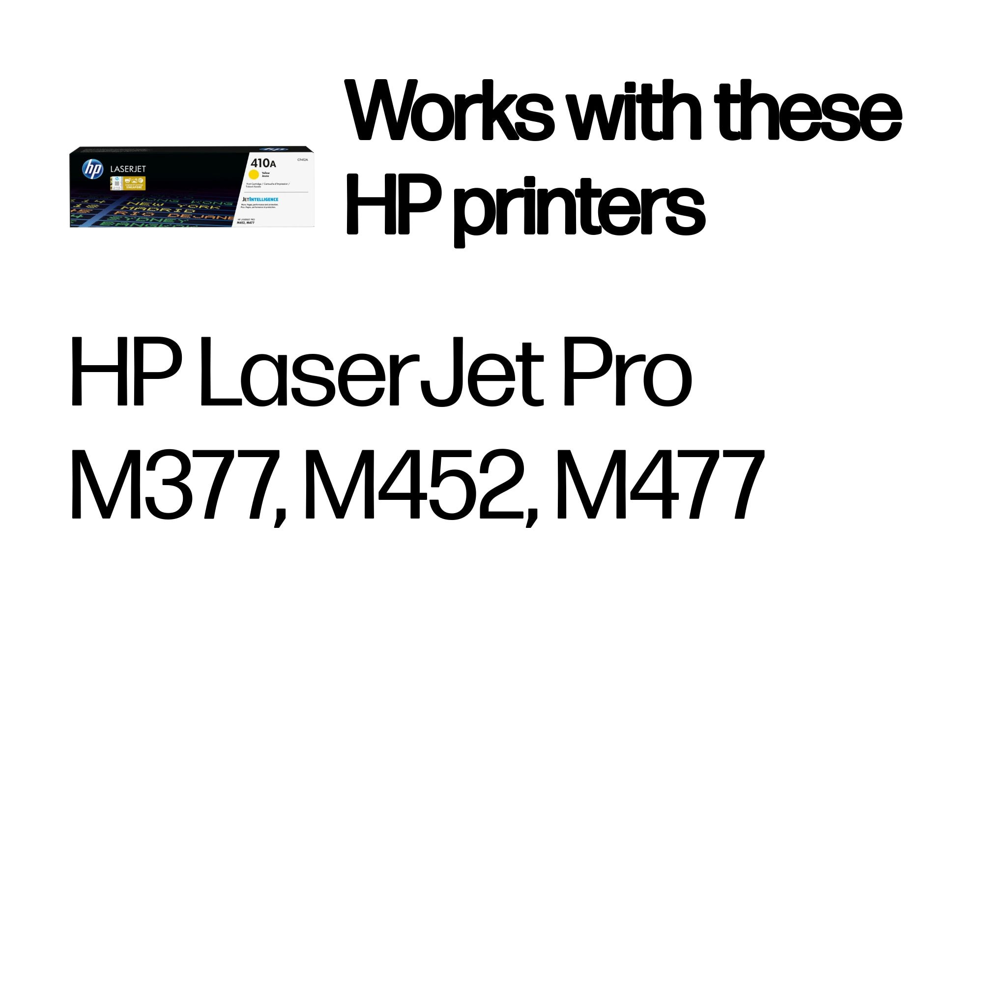 HP CF412A/410A Toner cartridge yellow, 2.3K pages ISO/IEC 19798 for HP Pro M 452