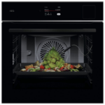 AEG 8000 Series MealAssist Electric Single Oven with SteamPro - Black