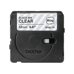 Brother BTAG-131 labelprinter-tape Zwart op zilver