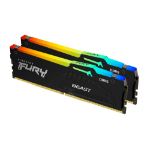 Kingston Technology FURY Beast 32GB 6400MT/s DDR5 CL32 DIMM (Kit of 2) RGB XMP