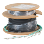 EFB Elektronik O8303L180OM4 InfiniBand/fibre optic cable 180 m 4x LC U-DQ(ZN) BH OM4 Black