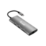 LevelOne Equip 133490 USB-C 9 in1 Multifunction Adapter ; Gigabit RJ45; PD 100W; 4K/60Hz; USB-A 3.0 x 2; USB-C x 1 (5Gbps); USB 2.0 x 1