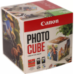 Canon 3713C014/PG-560+CL-561 Printhead cartridge multi pack black + color Cube white green +PP201 40 sheet 13x13cm 7,5ml + 8,3ml Pack=2 for Canon Pixma TS 5350