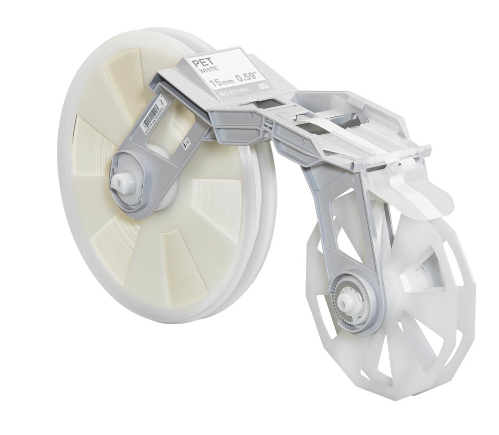 Brother MCET1WH Tape Creator Plastic Film Width 15mm White