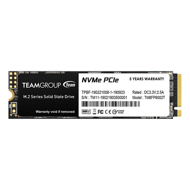 Image of Team Group MP33 M.2 512 GB PCI Express 3.0 3D NAND NVMe