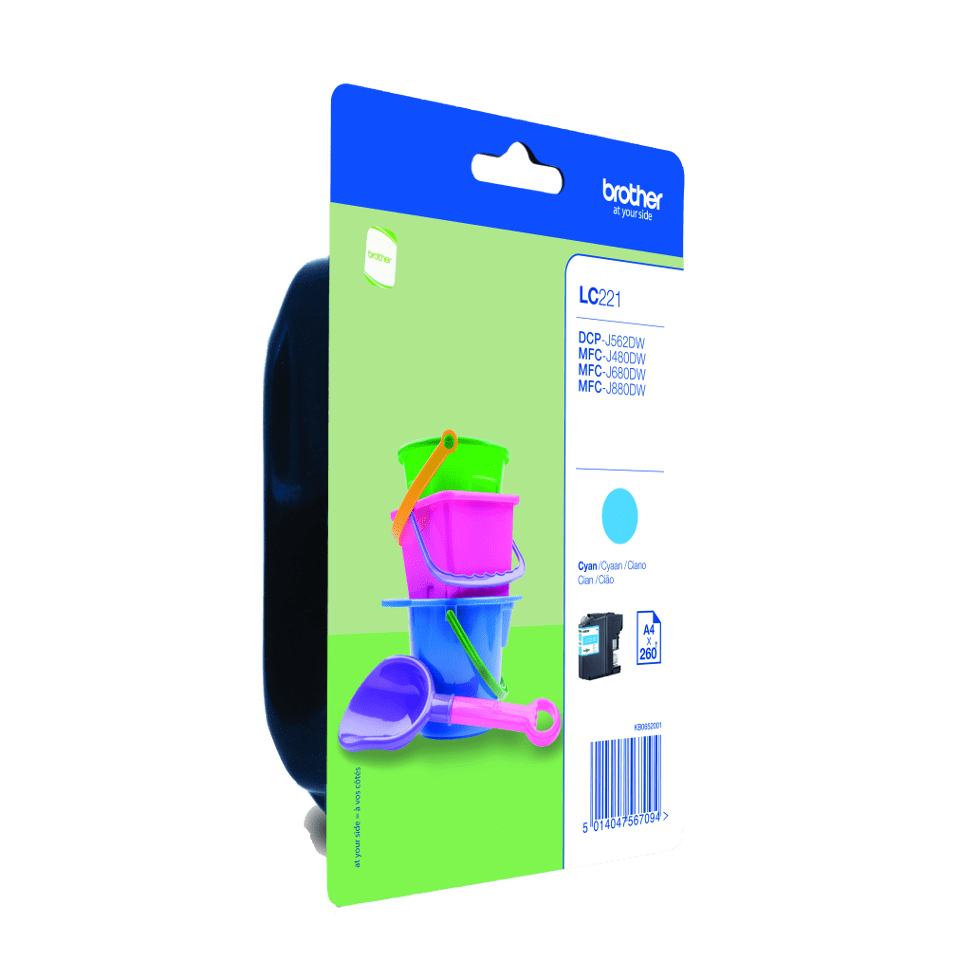 Brother LC221C Inkjet Cartridge Cyan LC221C