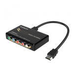 Simplecom CM505V2 cable gender changer HDMI YPbPr + R/L Black