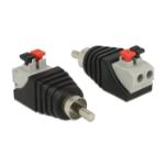 DeLOCK 65566 cable gender changer RCA Black, Grey, Red