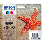 Epson C13T03U64010/603 Ink cartridge multi pack Bk,C,M,Y 3,4ml + 3x2,4ml Pack=4 for Epson XP 2100