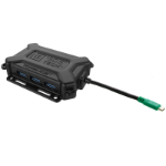 RAM Mounts RAM-GDS-HUB-TYPEC-01 interface hub USB 3.2 Gen 1 (3.1 Gen 1) Type-C 5000 Mbit/s Zwart