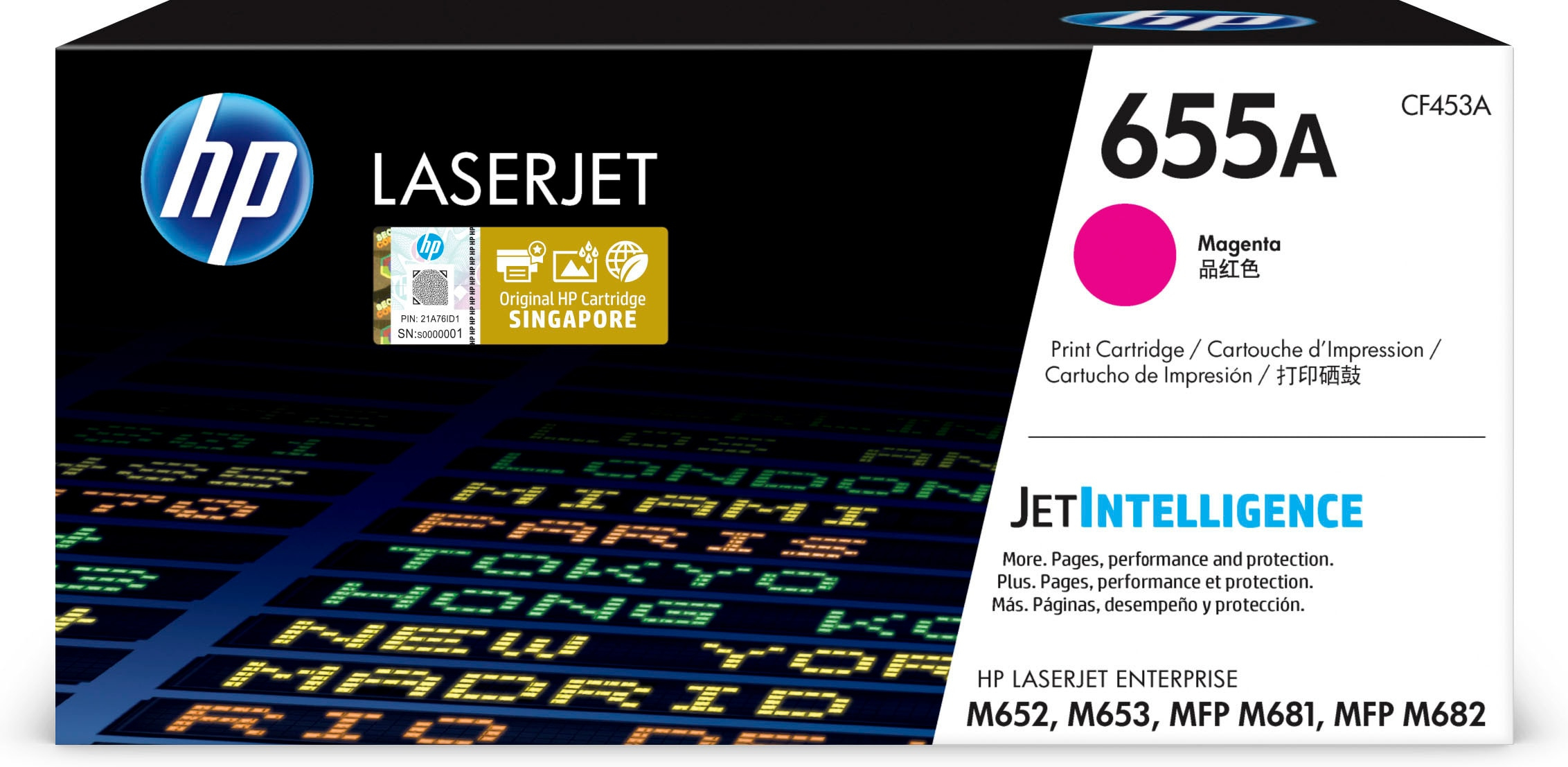 Image of HP CF453A/655A Toner cartridge magenta, 10.5K pages ISO/IEC 19752...