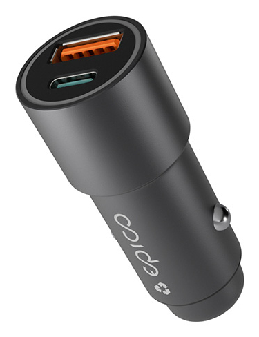 Epico Resolve Universal Black Cigar lighter Fast charging Auto