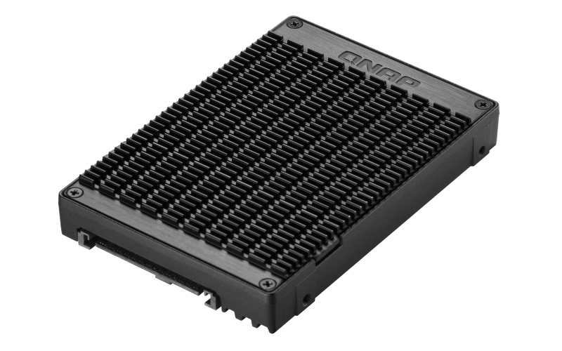 QNAP QDA-U2MP storage drive enclosure SSD enclosure Black M.2