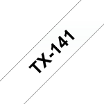 Brother TX-141 DirectLabel black on Transparent 18mm x 15m for Brother P-Touch TX 6-24mm