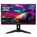 GIGABYTE M32U 31.5” 4K UHD Gaming Monitor - 3840 x 2160 (UHD), 144Hz, 1ms, 350 cd/m2, FreeSync Premium Pro, Display HDR400, HDMI 2.1, Displayport 1.4