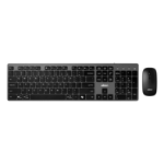 Adesso WKB-7300CB keyboard Mouse included Office RF Wireless QWERTY UK English Black