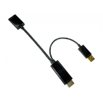 Cables Direct 15cm Leaded HDMI (M) to DisplayPort (F) Adapter - 4K 30Hz
