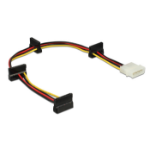 DeLOCK 0.4m, Molex 4p/4xSATA 15p