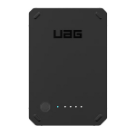 Urban Armor Gear WF0000074040 powerbank 3000 mAh Draadloos opladen Zwart
