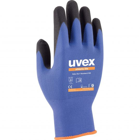 Image of Uvex 60027 - Workshop gloves - Anthracite - Blue - Adult - Adult -...