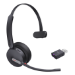 Yealink WH64 Hybrid Mono Teams Headset Wireless Head-band Office/Call center Micro-USB Bluetooth Black