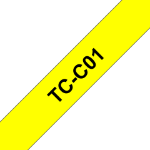 Brother TCC-01 DirectLabel black on yellow 12mm x 6,7m for Brother P-Touch TC 9-12mm