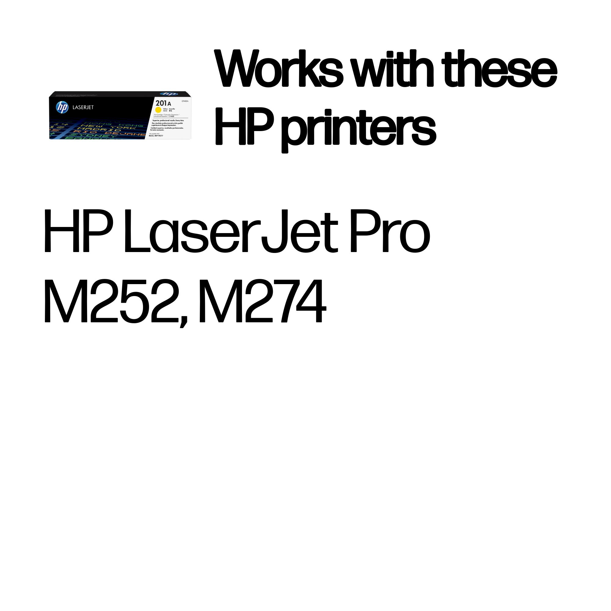 HP CF402A/201A Toner cartridge yellow, 1.33K pages ISO/IEC 19752 for HP Pro M 252