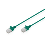 Digitus CAT 6 U-UTP Slim patch cable, 0.3 m, green