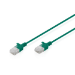 Digitus CAT 6 U-UTP Slim patch cable, 2 m, green