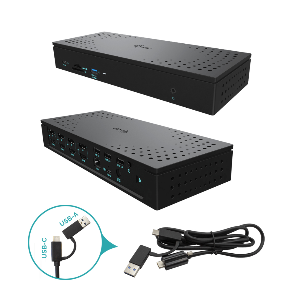 i-tec Universal USB 3.0/USB-C/Thunderbolt, Quattro 4K Display...