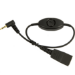 Jabra 8800-00-79 telefonkablar 0,5 m Svart