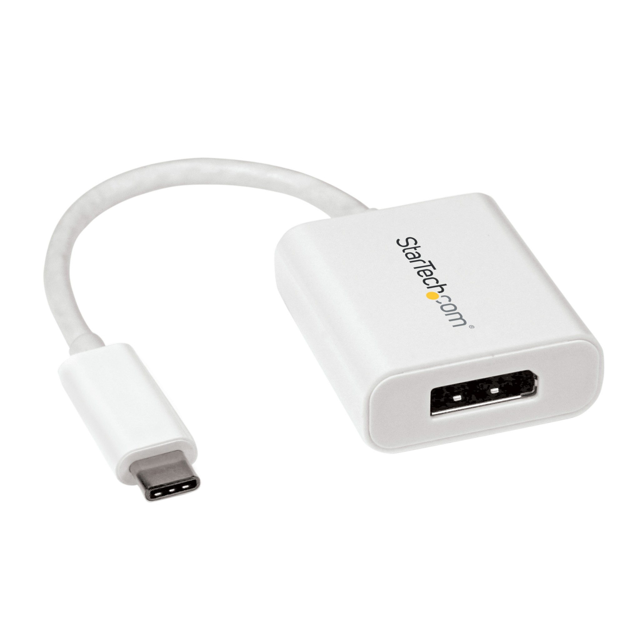 StarTech.com USB-C to DisplayPort Adapter - 4K 60Hz - White