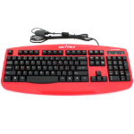 Seal Shield Silver Storm keyboard USB QWERTY US English Black, Red