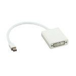 Lindy Mini DisplayPort - DVI-D, M-F 0.2 m White