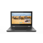 Lenovo 300e 2nd Gen Hybrid (2-in-1) 29.5 cm (11.6") Touchscreen HD Intel® Celeron® N 4 GB LPDDR4-SDRAM 128 GB SSD Wi-Fi 5 (802.11ac) Windows 10 Pro Education Black